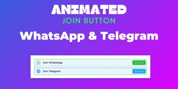 GeneratePress Mein Animated WhatsApp & Telegram Join Buttons Kaise Lagayein?